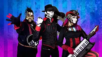 From left to right: Zer0, The Spine, Rabbit, c. 2018