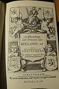 Same theme appearing in 1663, in Adriaen Matham's Counts of Holland series