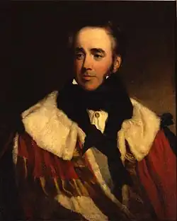 Portrait of the Earl of Roden by Frederick Richard Say