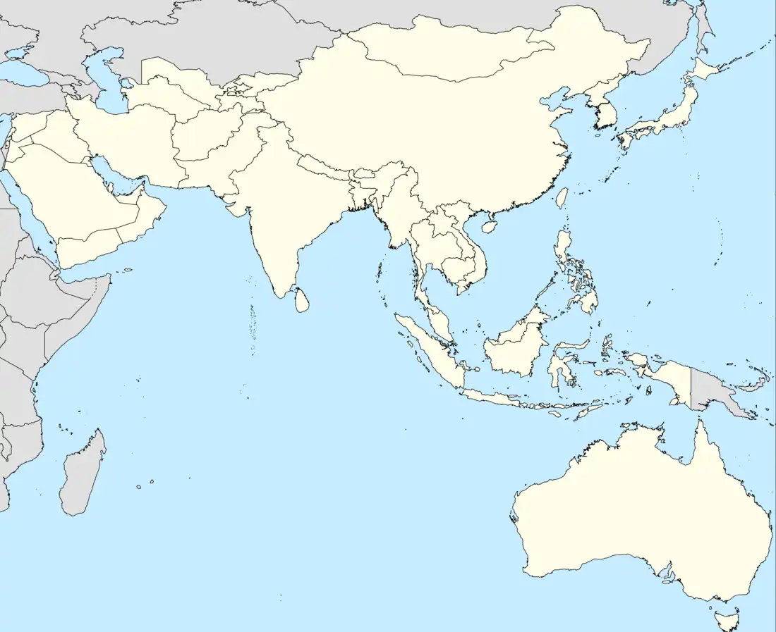 2014 AFC Futsal Club Championship is located in Asian Football Confederation