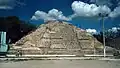 Temple pyramid in Acanceh (Mayan site)