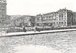 The plans for Alexander the Great Square by Ernest Hebrard.