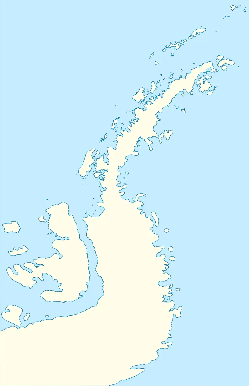 Knight Rocks is located in Antarctic Peninsula