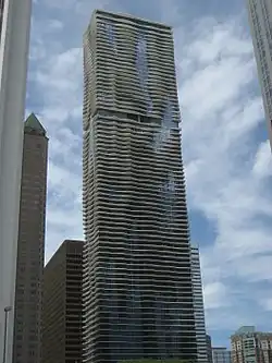 Aqua's southern facade
