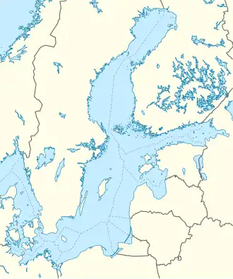 Vistula Spit is located in Baltic Sea