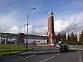 The Trafford Palazzo campanile tower and link bridge to The Trafford Centre
