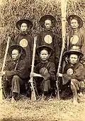 Chinese Yellow Flags soldiers