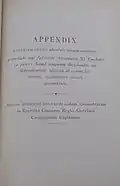 Appendix to "The science absolute of space"