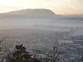 View of Piatra Craiului Mountains from the fortress