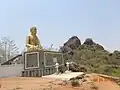 Alternate view of the statue