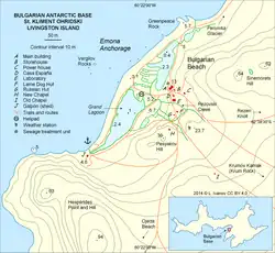 Base area and facilities in 2014