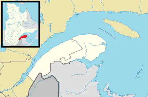 Saint-Mathieu-de-Rioux is located in Eastern Quebec