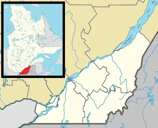 Bury is located in Southern Quebec
