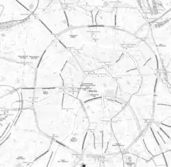 Barrikadnaya is located in Central Moscow