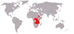 Map of range
