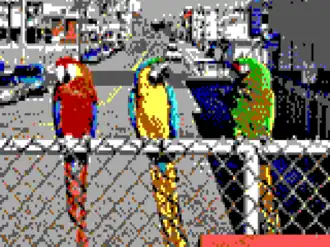 160&nbsp;×&nbsp;100 in 16 colors
