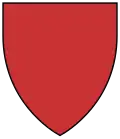 Now it is fully gules (red).