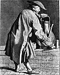 Coffee Peddler, engraving from Etudes Prises Dans let Bas Peuple, Ou Les Cris de Paris, 1737