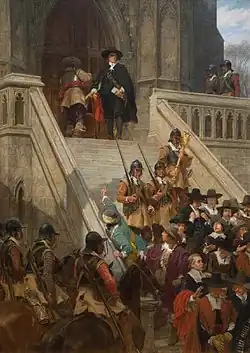 Cromwell dissolving the Long Parliament, 1907