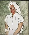 Untitled--Unfinished Self-Portrait by Marian Curtis.