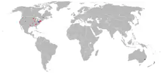 International Participant organizations &nbsp;&nbsp;US State Participants &nbsp;&nbsp;US Private Sector Participants &nbsp;&nbsp;US Federal Participants