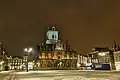 City hall in winter