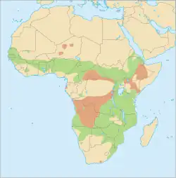 Map of range