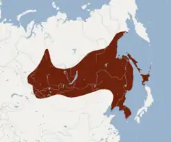 Map of range