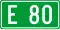 European route E80