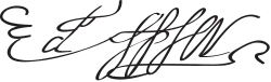 An early modern signature of playwright Edmund Spenser who wrote for Elizabeth 1