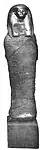 Mummified entrail of Thuya with cartonnage mask