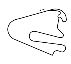 Grand Prix Circuit with Oval Turn 1
