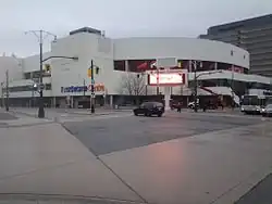 TD Coliseum looking east on York Boulevard