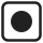 A red circle