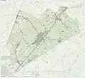 Dutch topographic map of the municipality of Ten Boer, June 2015