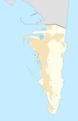 Map showing the location of Devil's Fall