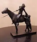 A Gladenbeck casting of Hermann Haase-Ilsenburg's "Farewell of the Amazon" (c. 1902)