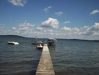 Green Lake, Wisconsin from the west end