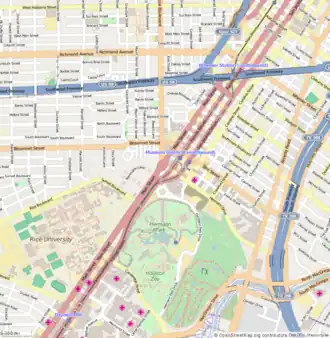 Location marked as HMH