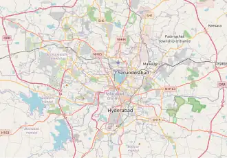 Madhapur is located in Hyderabad