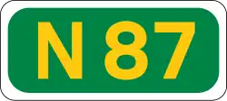 N87 road shield}}