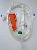 Blood infusion set