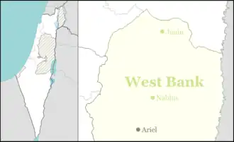Maskiot is located in the Northern West Bank