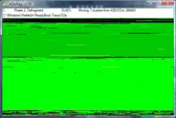 JkDefrag Screenshot