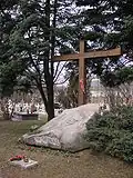 Memorial to Henryk Dobrzański in Kielce's old cemetery
