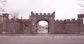 Entrance gate into Kieran's College, originally at Jenkinstown House