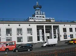 Kyiv River Station, 2007 (before the reconstruction of the Postal Square)