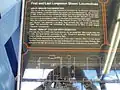 Montage on display at Liss railway station
