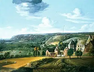 The Potrel manor house by Jan Griffier, 1650