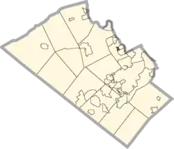 Location of Stiles in Lehigh County, Pennsylvania
